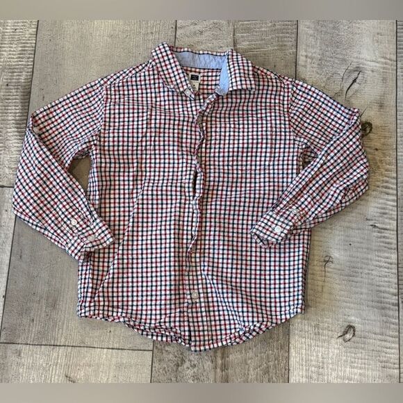 Janie & Jack Boys Long Sleeve Button Down Shirt - Picture 1 of 3